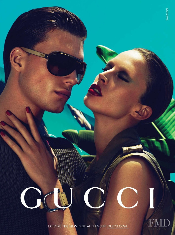 Raquel Zimmermann featured in  the Gucci advertisement for Cruise 2011