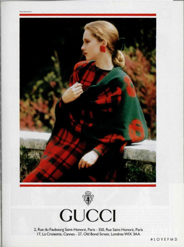 Gucci advertisement for Autumn/Winter 1988