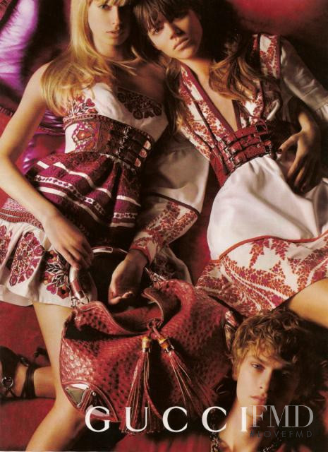 Freja Beha Erichsen featured in  the Gucci advertisement for Spring/Summer 2007