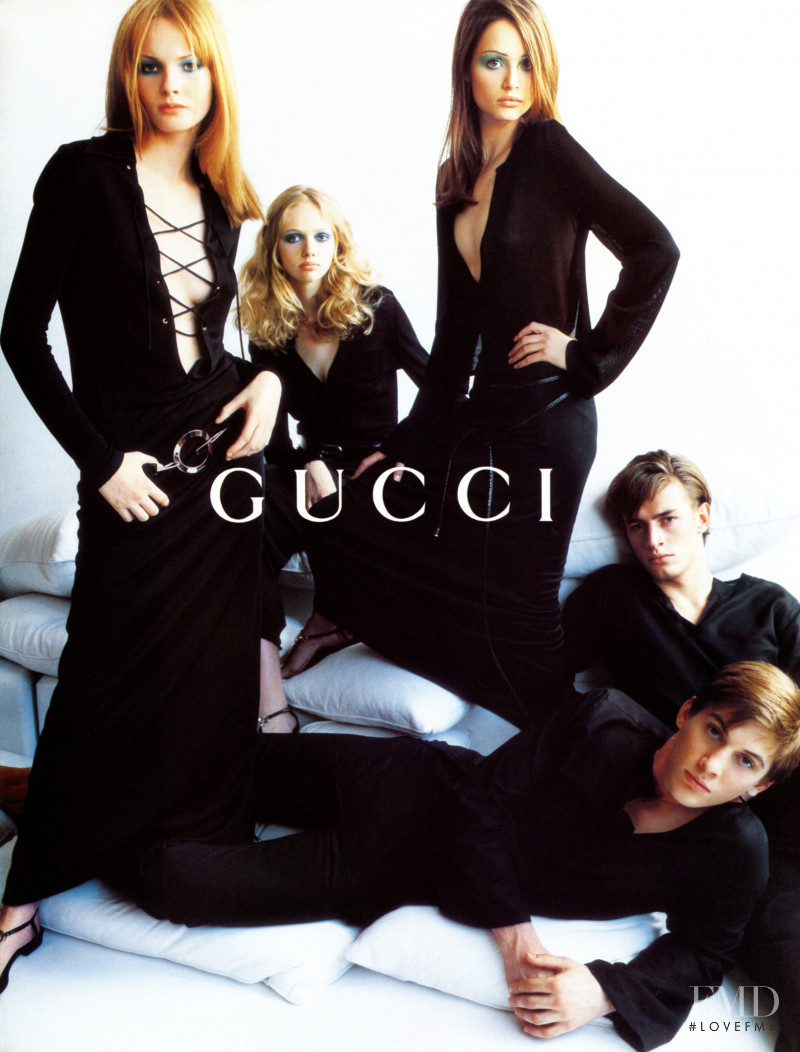 Carolyn Park-Chapman featured in  the Gucci advertisement for Spring/Summer 1996