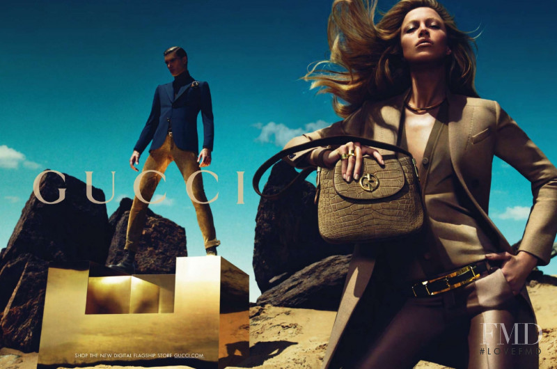 Raquel Zimmermann featured in  the Gucci advertisement for Autumn/Winter 2010