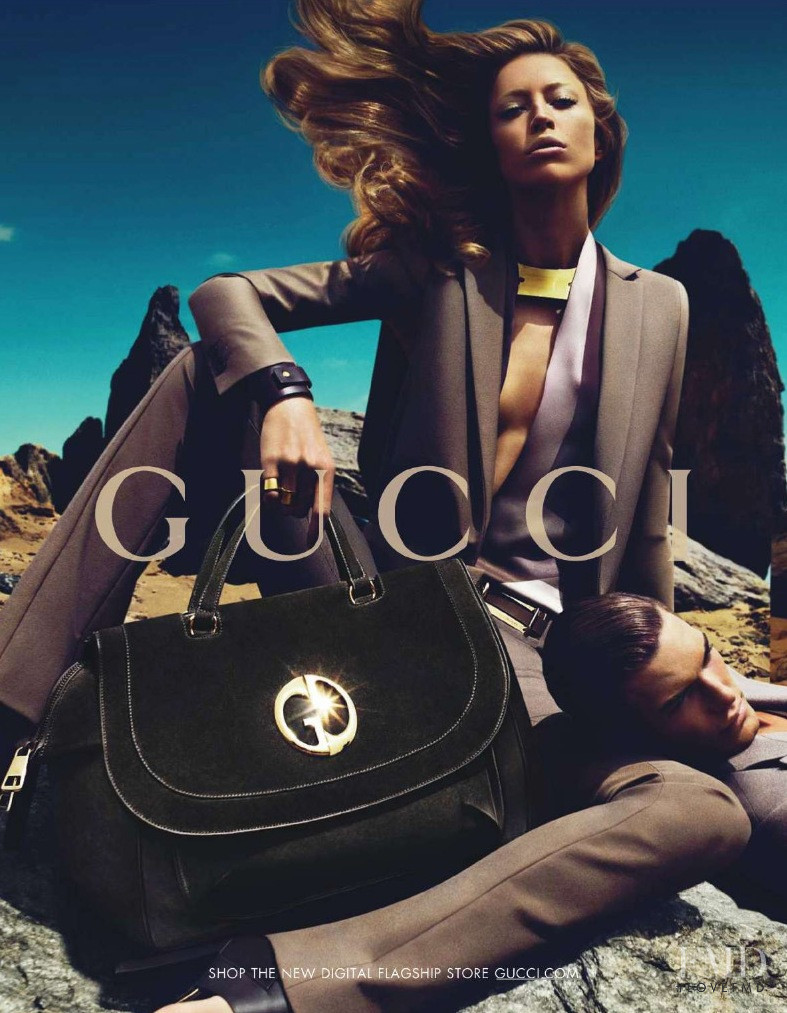 Raquel Zimmermann featured in  the Gucci advertisement for Autumn/Winter 2010