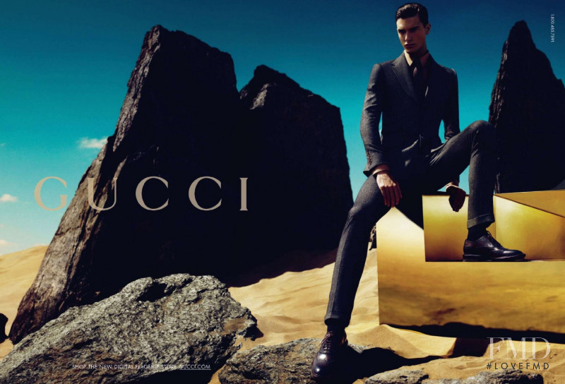 Raquel Zimmermann featured in  the Gucci advertisement for Autumn/Winter 2010