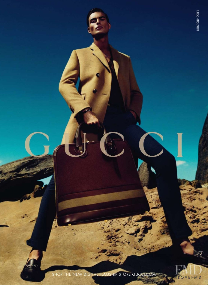 Raquel Zimmermann featured in  the Gucci advertisement for Autumn/Winter 2010