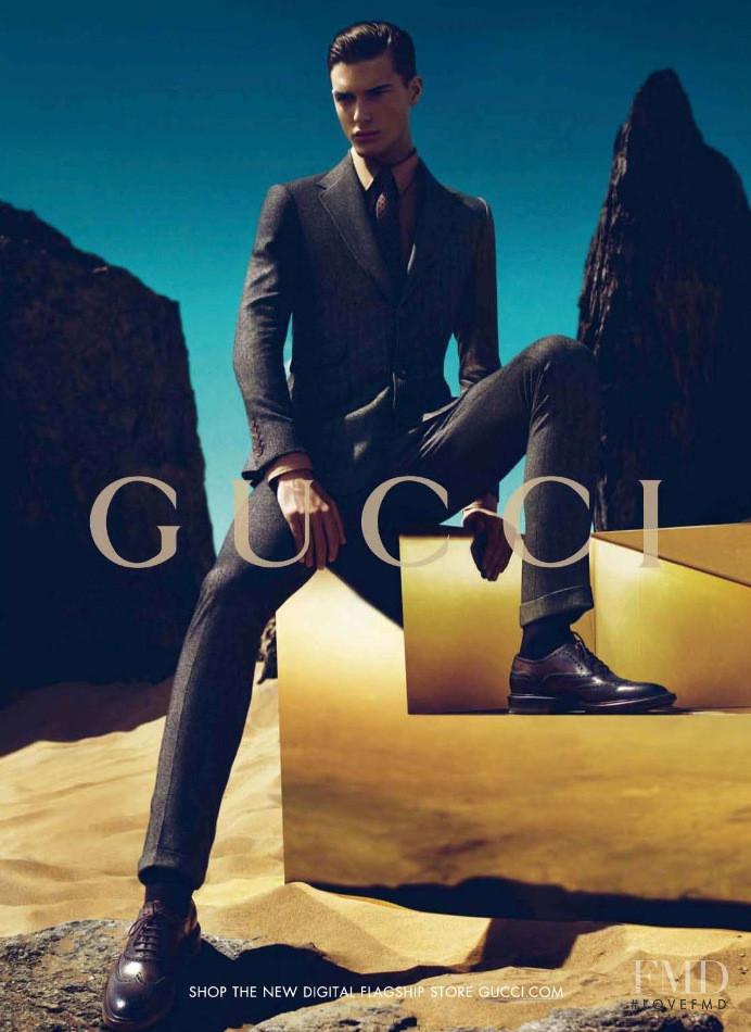 Raquel Zimmermann featured in  the Gucci advertisement for Autumn/Winter 2010