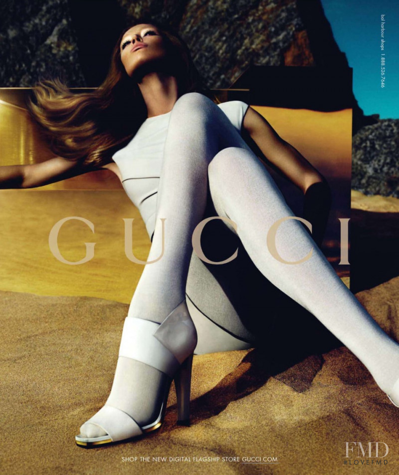 Raquel Zimmermann featured in  the Gucci advertisement for Autumn/Winter 2010