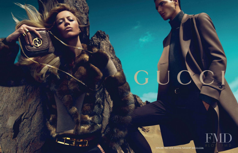 Raquel Zimmermann featured in  the Gucci advertisement for Autumn/Winter 2010