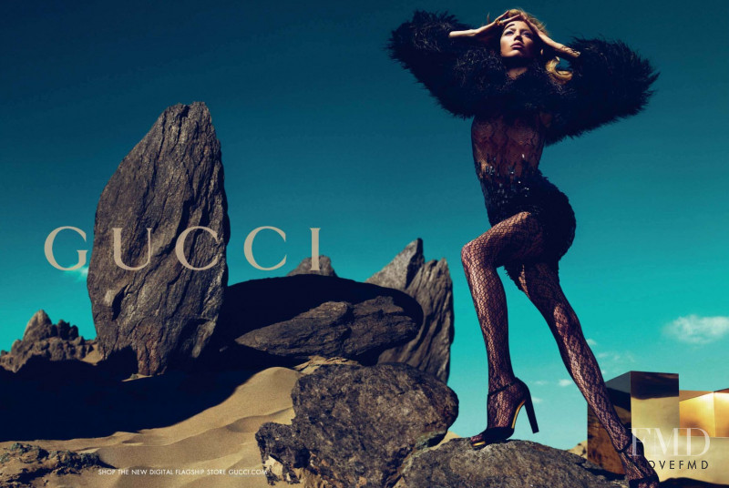 Raquel Zimmermann featured in  the Gucci advertisement for Autumn/Winter 2010