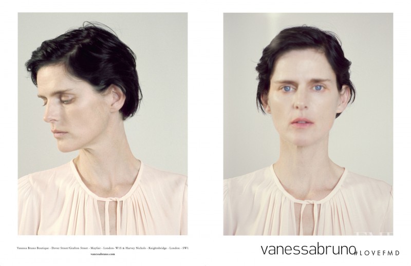 Stella Tennant featured in  the Vanessa Bruno advertisement for Spring/Summer 2013