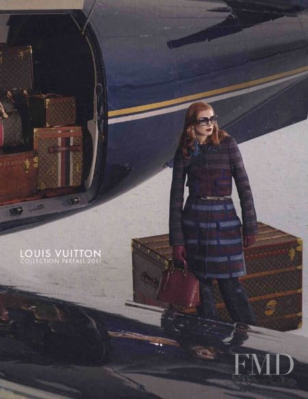 Olga Sherer featured in  the Louis Vuitton advertisement for Pre-Fall 2011