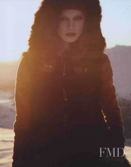 Olga Sherer featured in  the Louis Vuitton advertisement for Pre-Fall 2011