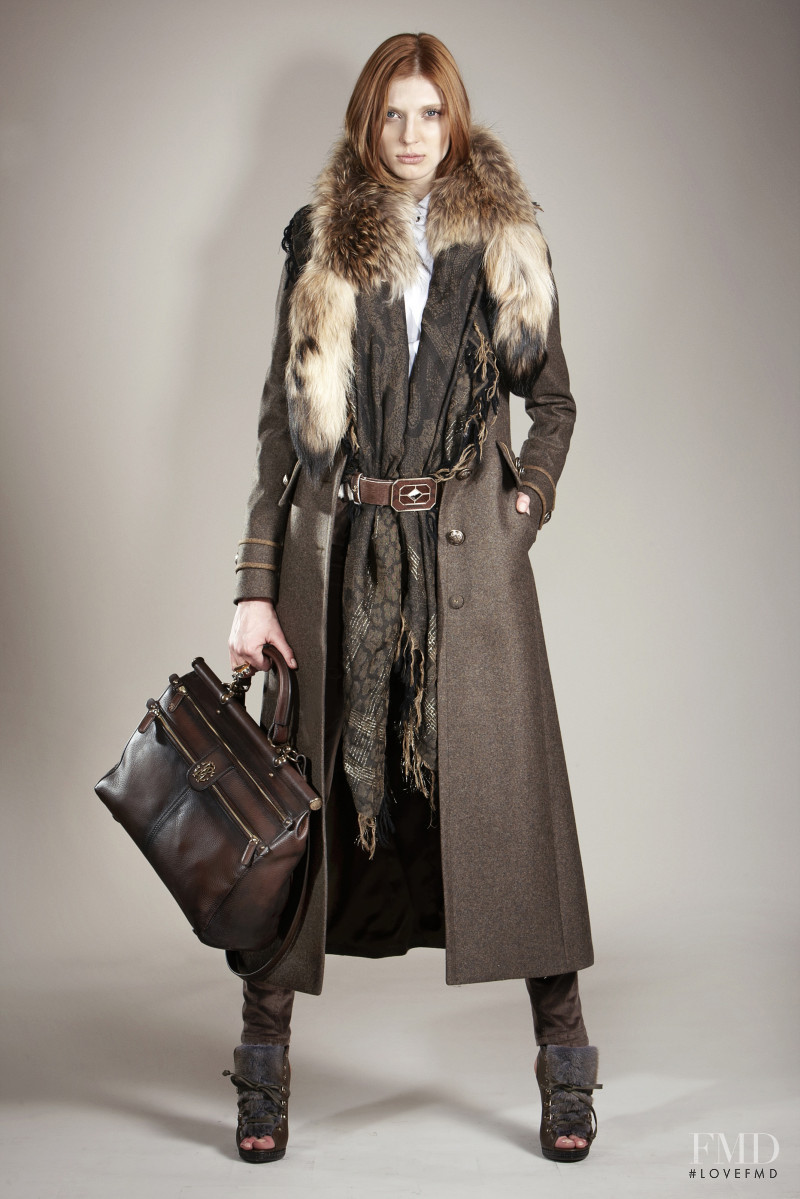 Olga Sherer featured in  the Roberto Cavalli lookbook for Pre-Fall 2011