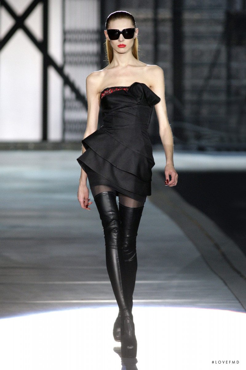 Olga Sherer featured in  the DSquared2 fashion show for Autumn/Winter 2010
