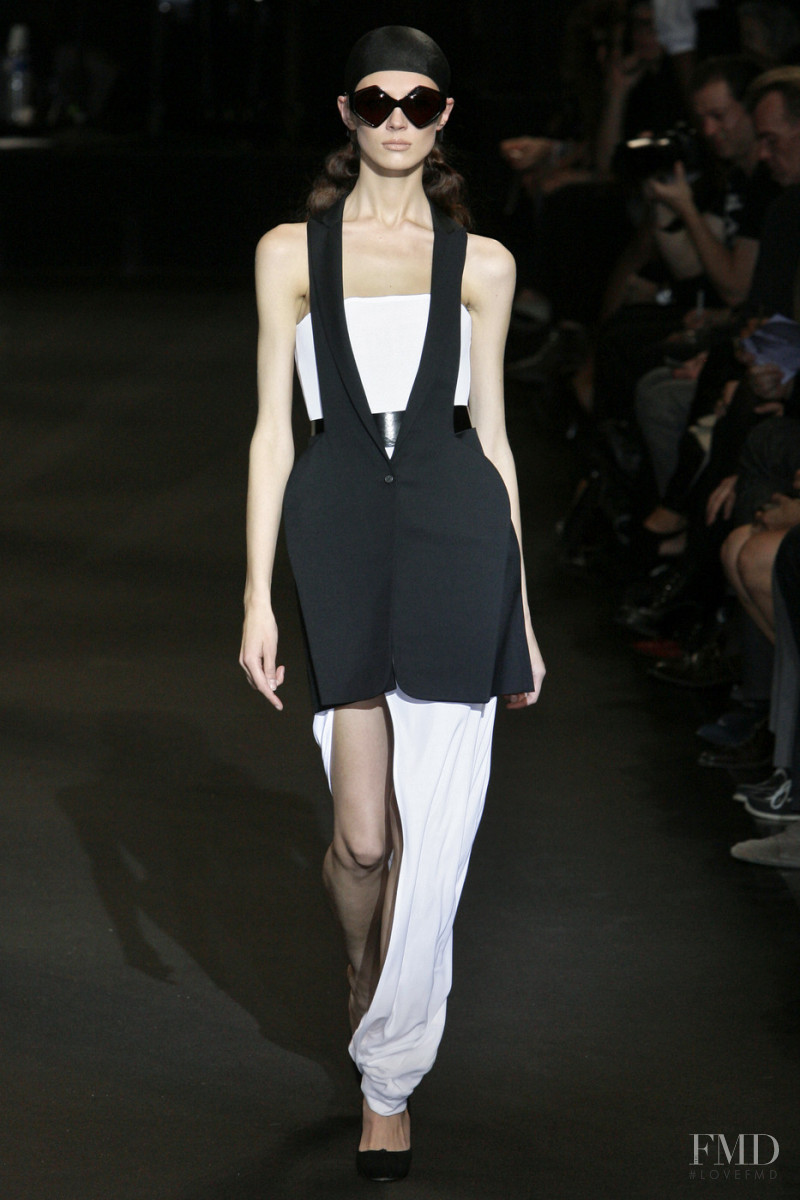 Olga Sherer featured in  the Hussein Chalayan fashion show for Spring/Summer 2010