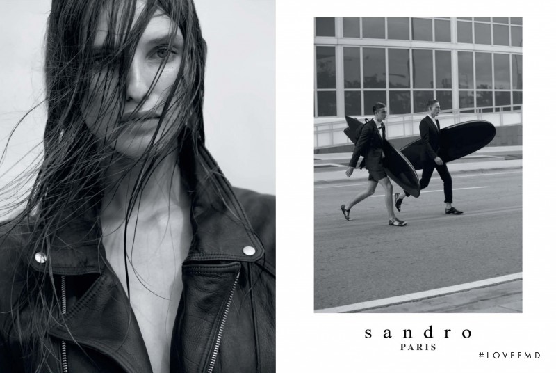 Sandro advertisement for Spring/Summer 2013