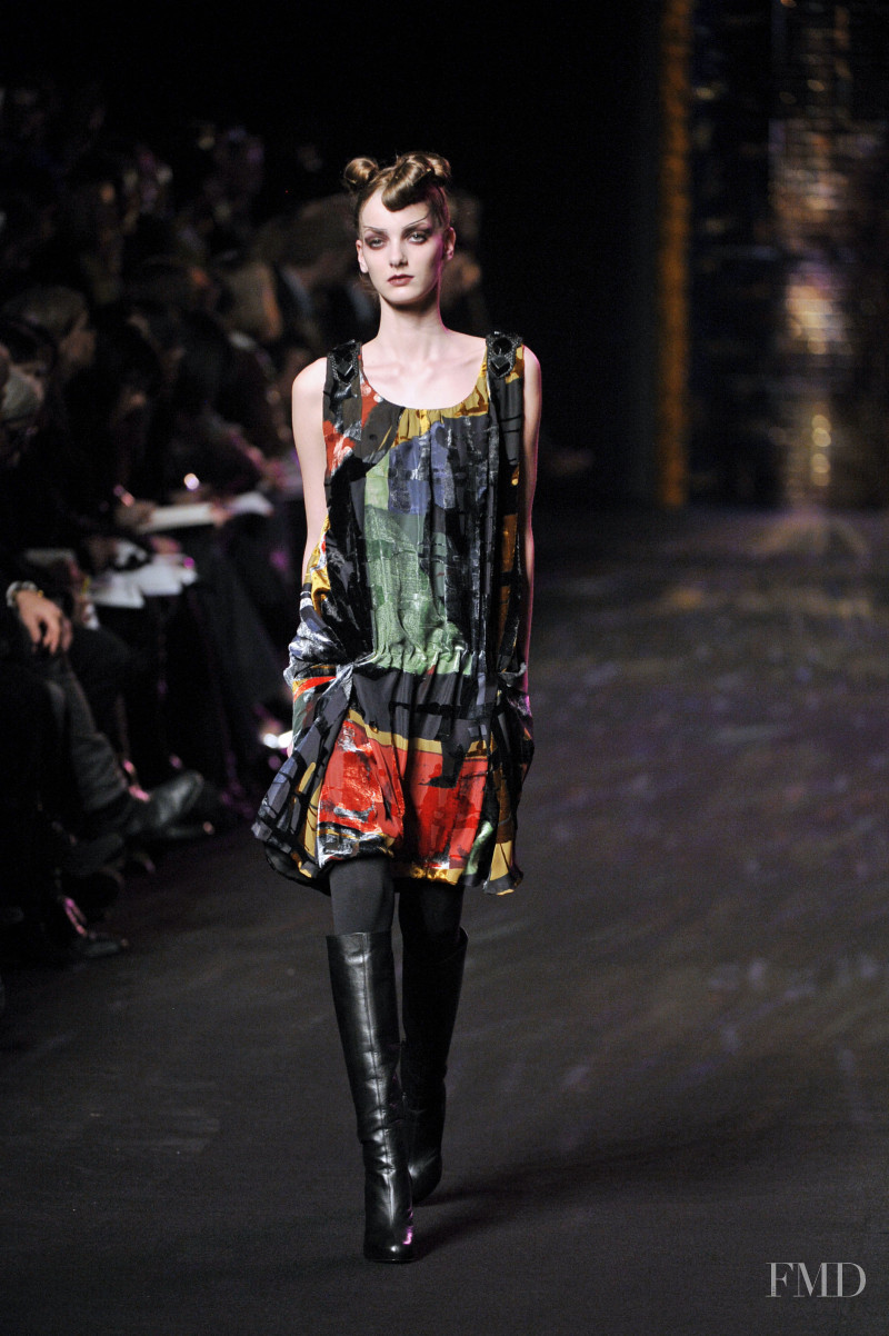 Denisa Dvorakova featured in  the Christian Lacroix fashion show for Autumn/Winter 2008