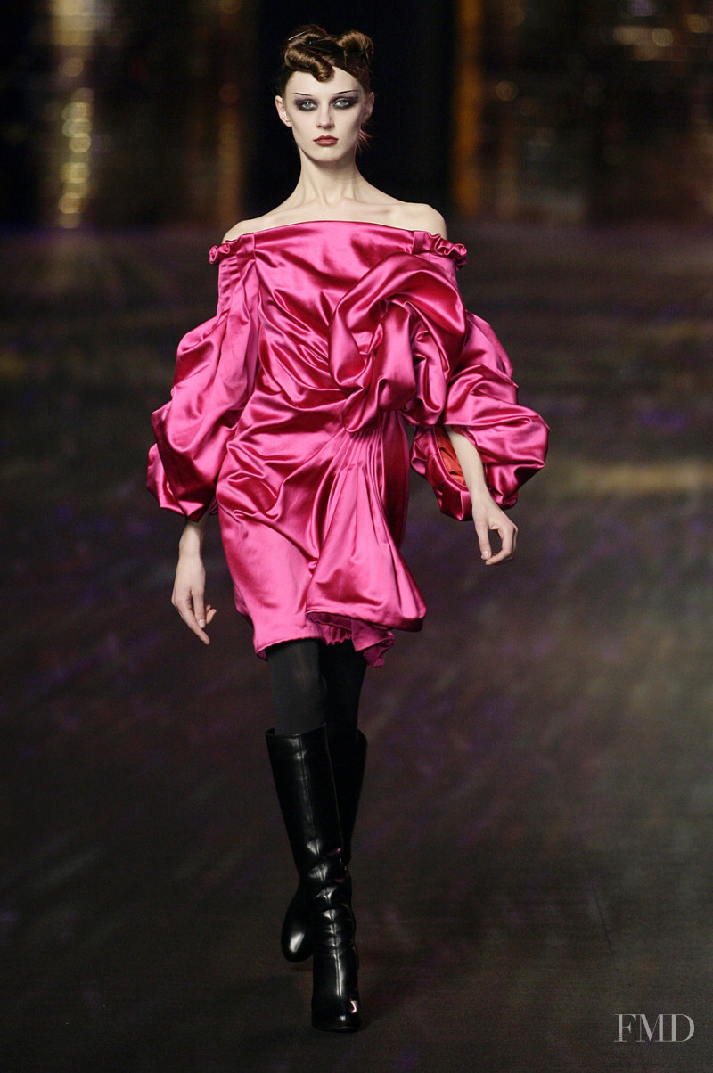 Olga Sherer featured in  the Christian Lacroix fashion show for Autumn/Winter 2008