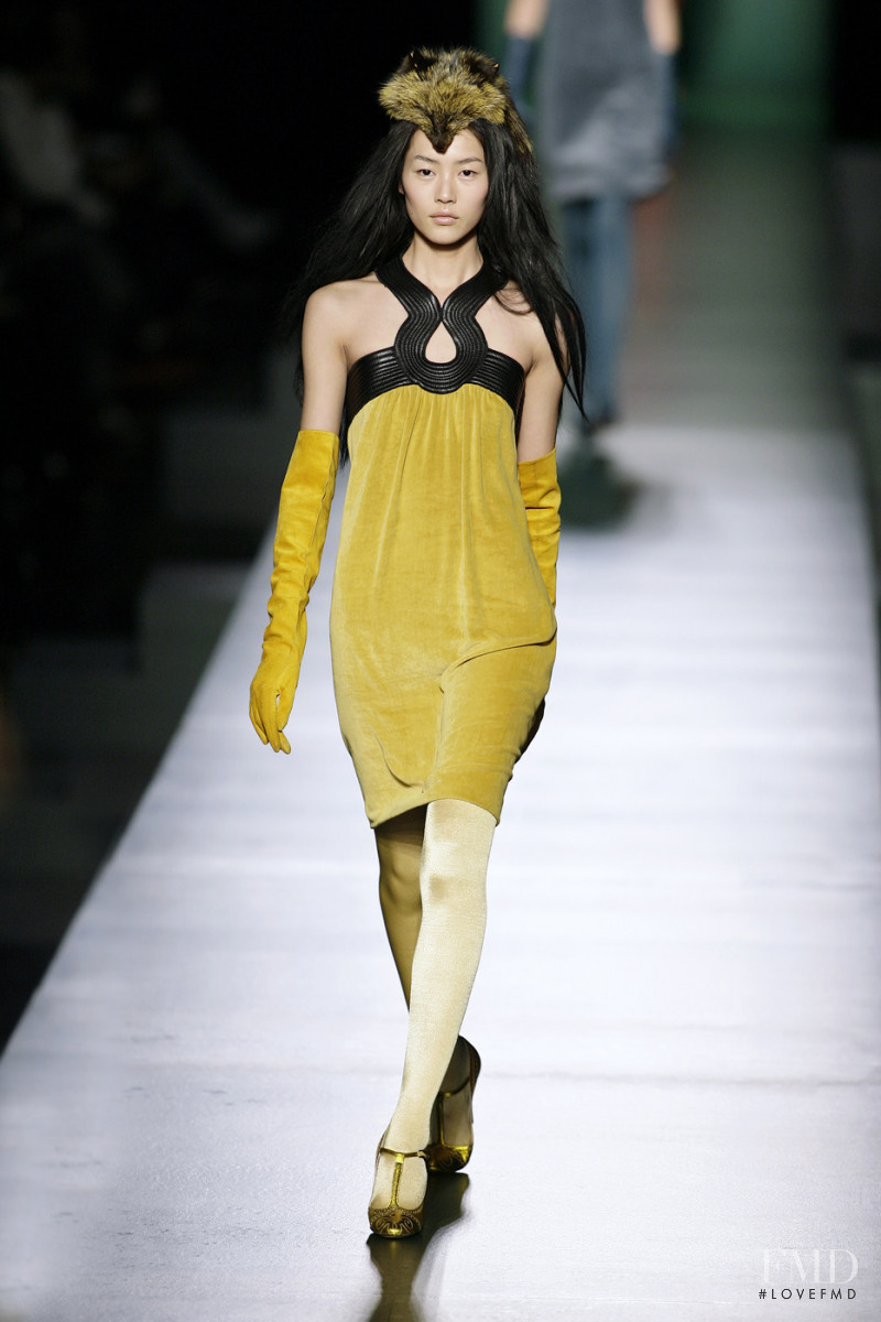 Liu Wen featured in  the Jean-Paul Gaultier fashion show for Autumn/Winter 2008