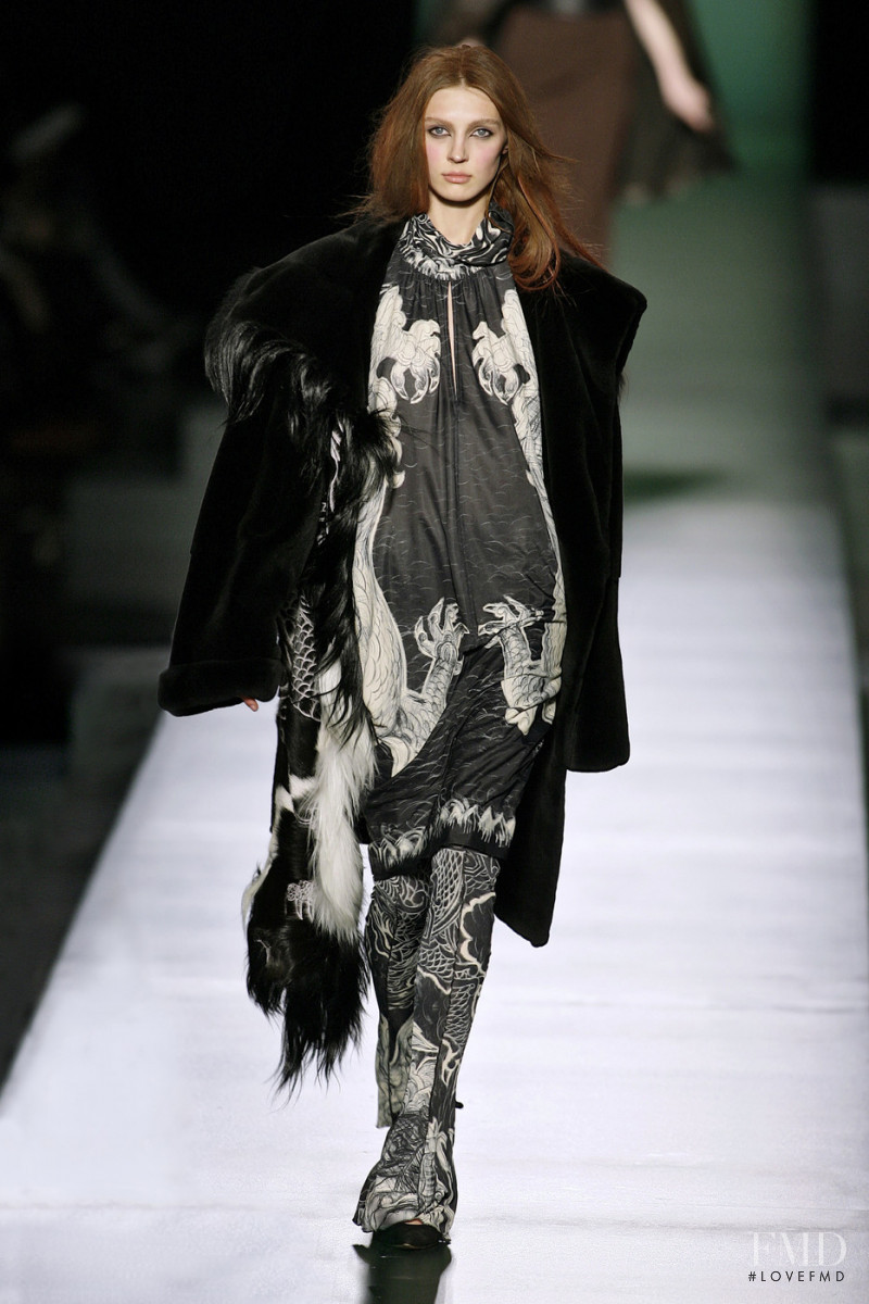 Olga Sherer featured in  the Jean-Paul Gaultier fashion show for Autumn/Winter 2008