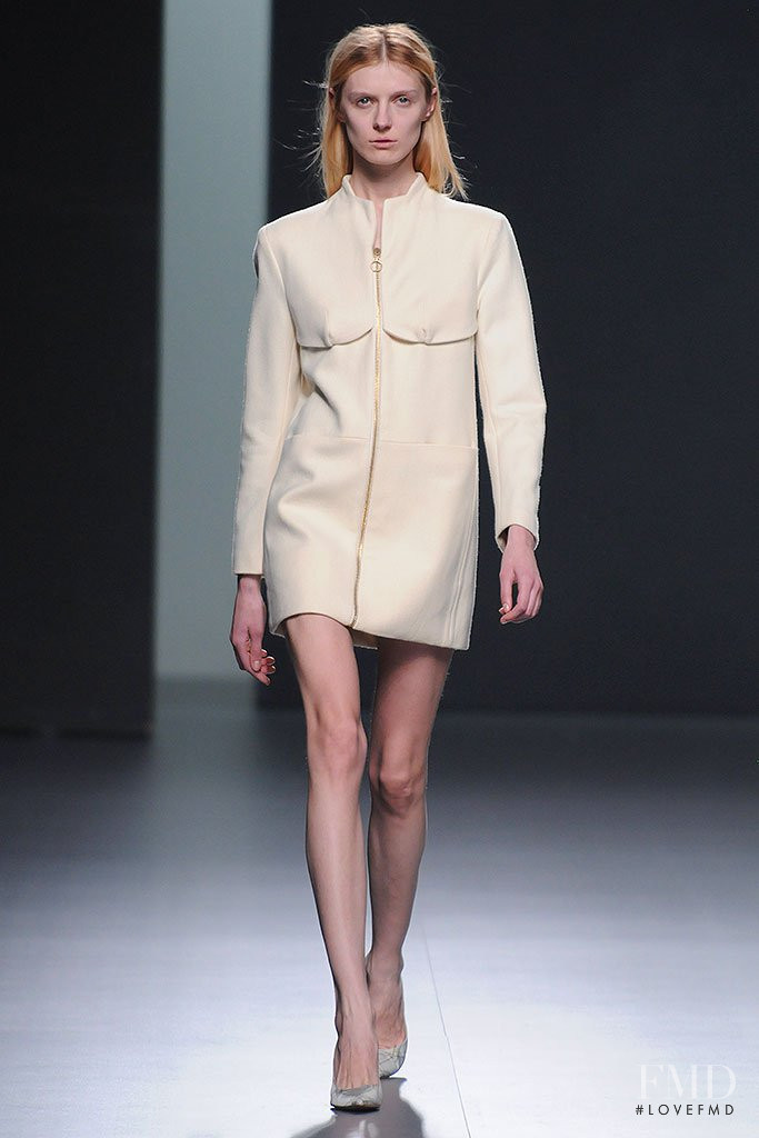 Olga Sherer featured in  the Martin Lamothe fashion show for Autumn/Winter 2013