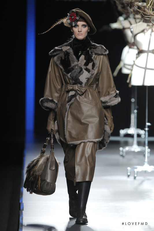 Denisa Dvorakova featured in  the Miguel Marinero fashion show for Autumn/Winter 2013