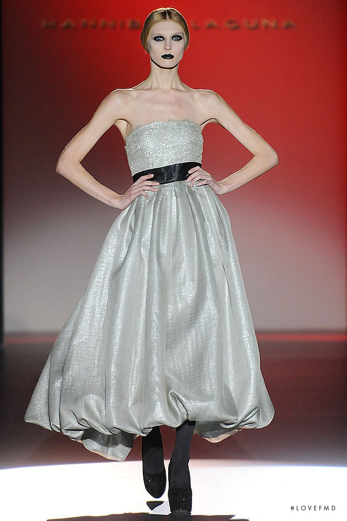 Olga Sherer featured in  the Hannibal Laguna fashion show for Autumn/Winter 2013