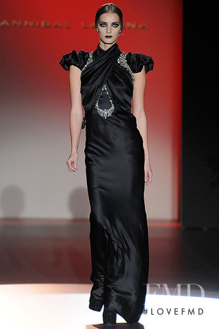Denisa Dvorakova featured in  the Hannibal Laguna fashion show for Autumn/Winter 2013