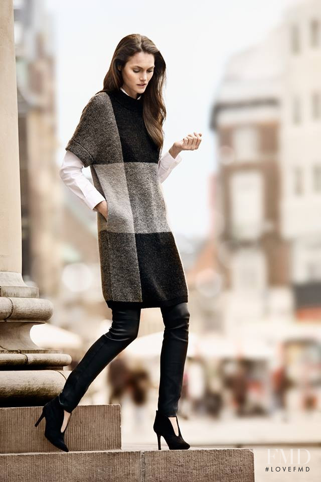 Mini Anden featured in  the InWear advertisement for Autumn/Winter 2014