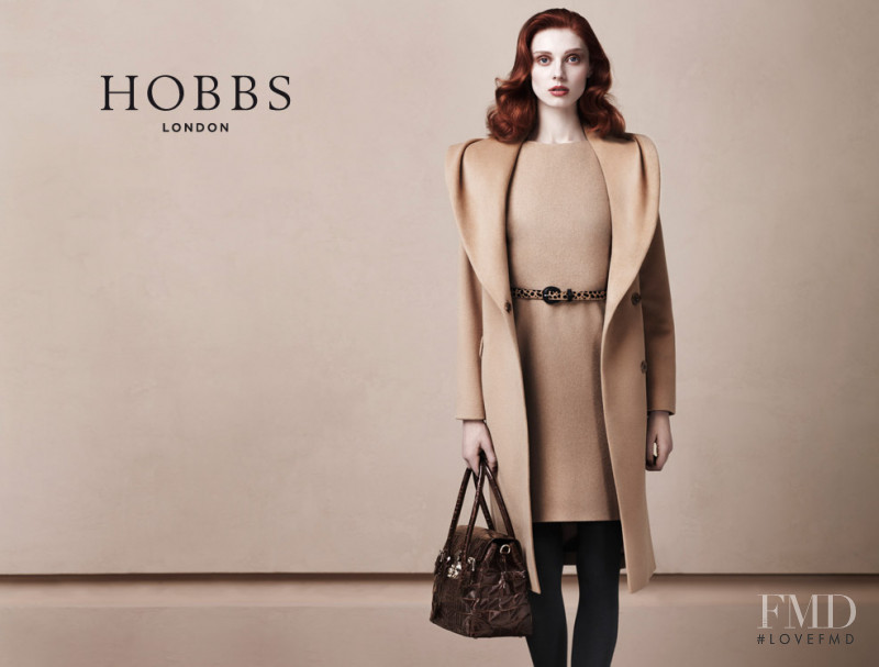 Olga Sherer featured in  the Hobbs London advertisement for Autumn/Winter 2010