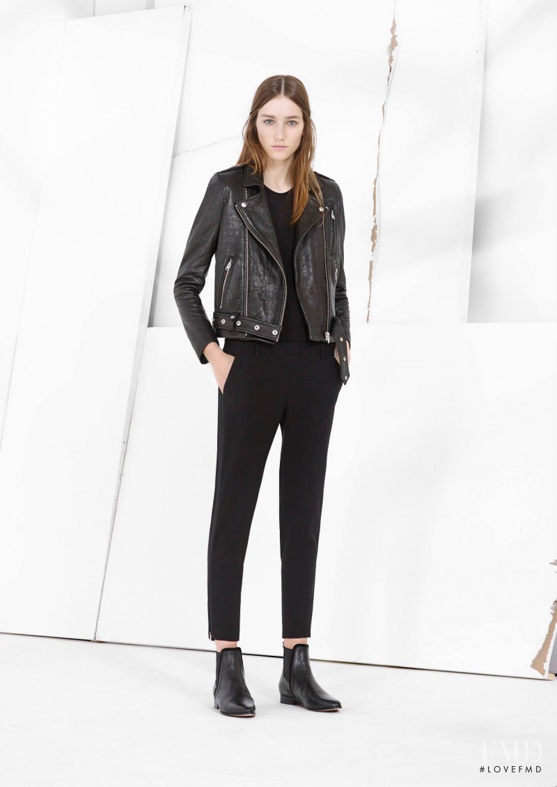 Joséphine Le Tutour featured in  the IRO Paris lookbook for Pre-Fall 2014