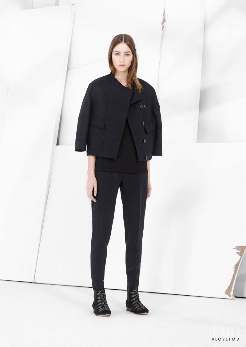 Joséphine Le Tutour featured in  the IRO Paris lookbook for Pre-Fall 2014