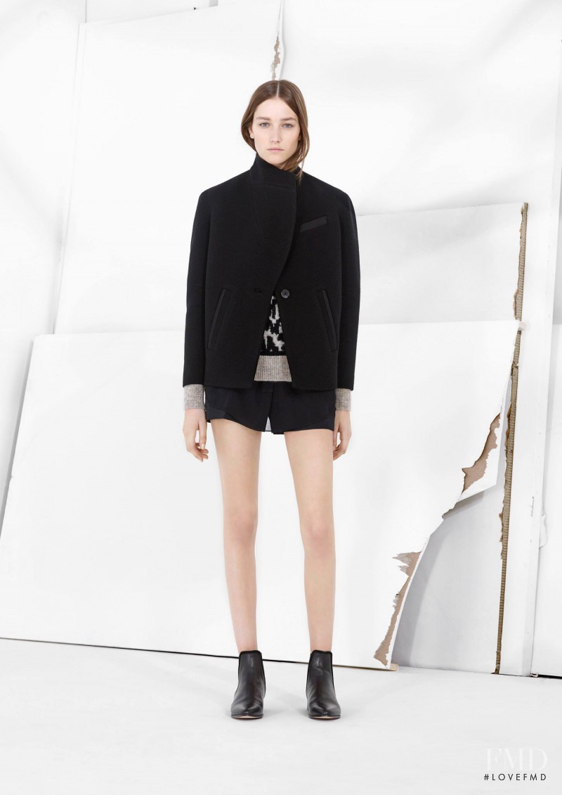 Joséphine Le Tutour featured in  the IRO Paris lookbook for Pre-Fall 2014