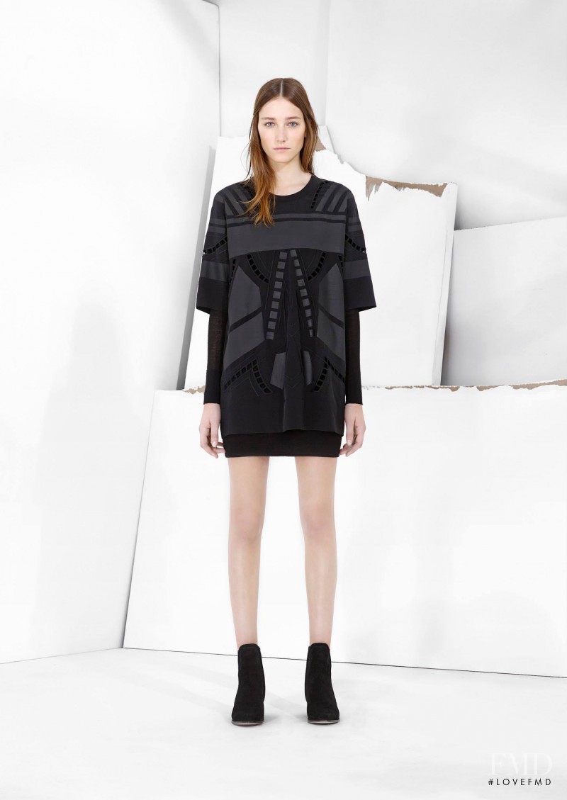 Joséphine Le Tutour featured in  the IRO Paris lookbook for Pre-Fall 2014