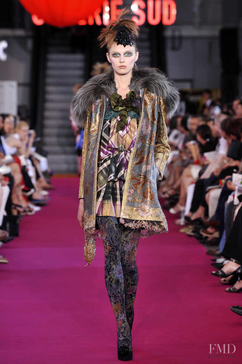 Olga Sherer featured in  the Christian Lacroix Couture fashion show for Autumn/Winter 2008