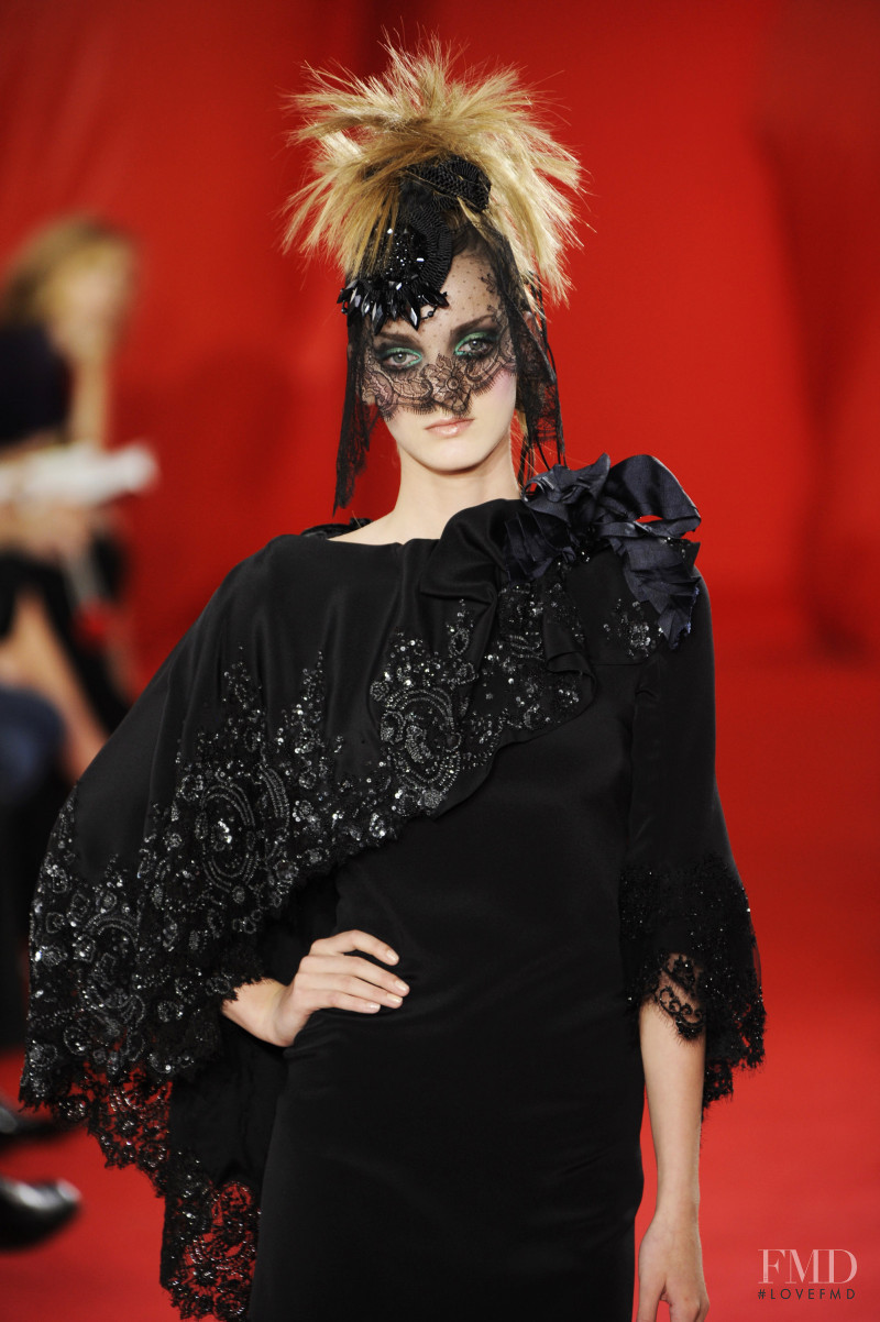 Denisa Dvorakova featured in  the Christian Lacroix Couture fashion show for Autumn/Winter 2008