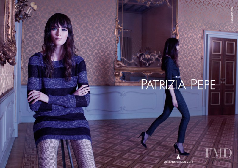 Patrycja Gardygajlo featured in  the Patrizia Pepe advertisement for Autumn/Winter 2013