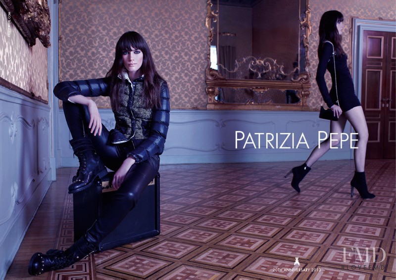 Patrycja Gardygajlo featured in  the Patrizia Pepe advertisement for Autumn/Winter 2013