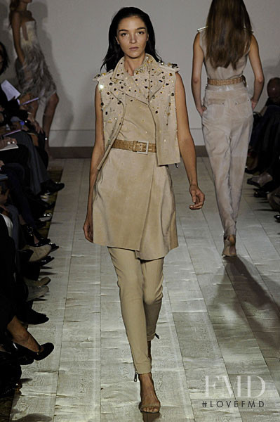 Mariacarla Boscono featured in  the Julien Macdonald fashion show for Spring/Summer 2009