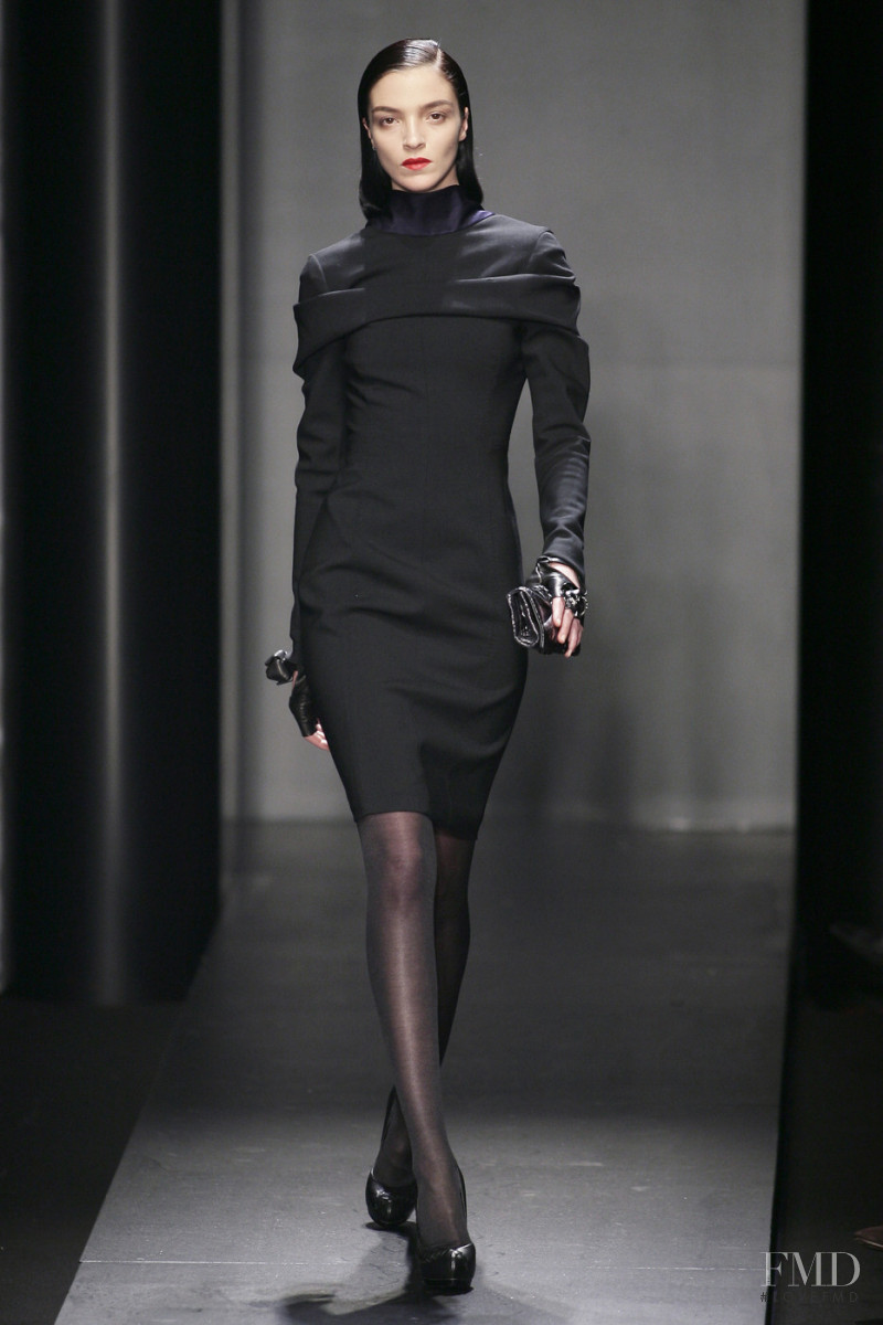 Mariacarla Boscono featured in  the Salvatore Ferragamo fashion show for Autumn/Winter 2009