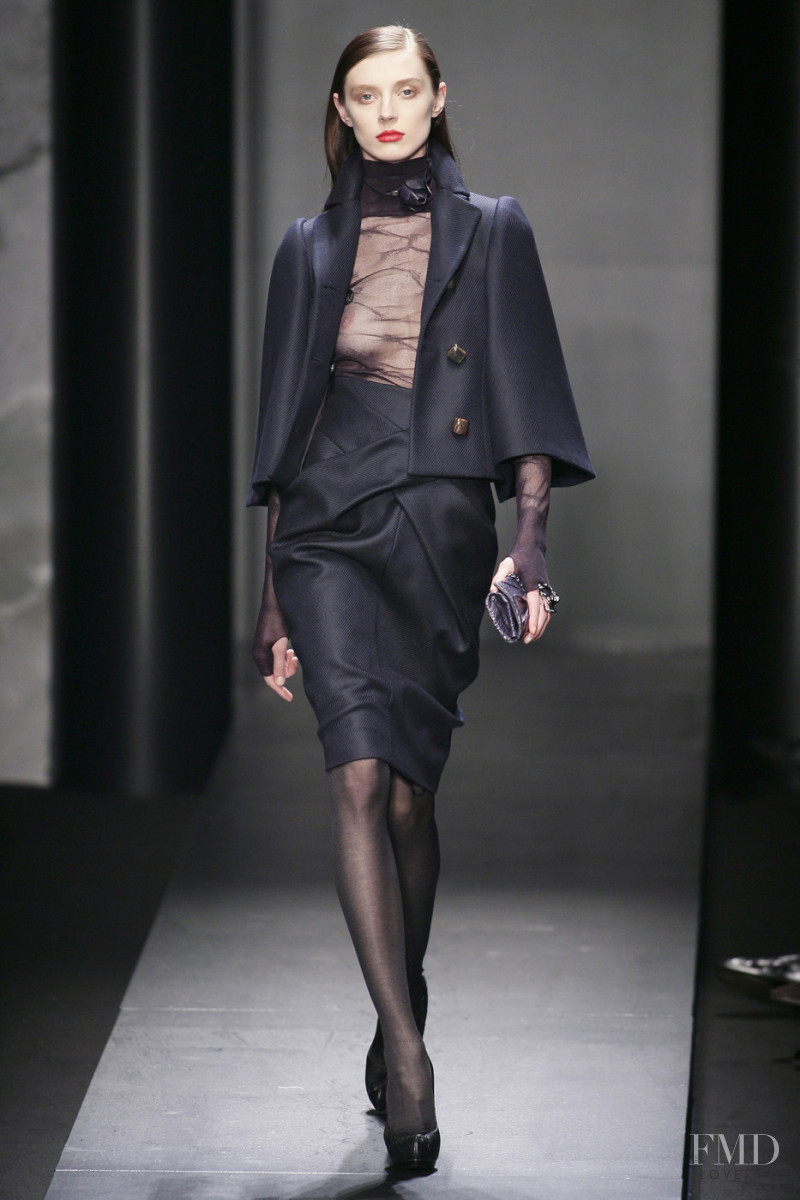 Olga Sherer featured in  the Salvatore Ferragamo fashion show for Autumn/Winter 2009