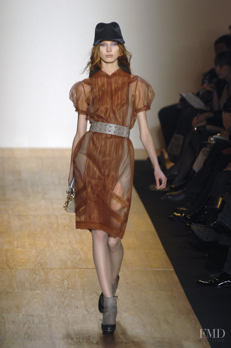 Olga Sherer featured in  the Max Azria fashion show for Autumn/Winter 2008