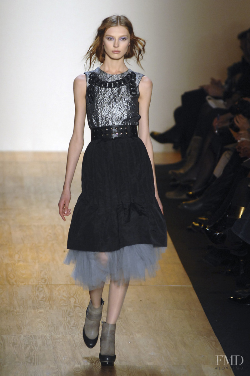 Olga Sherer featured in  the Max Azria fashion show for Autumn/Winter 2008