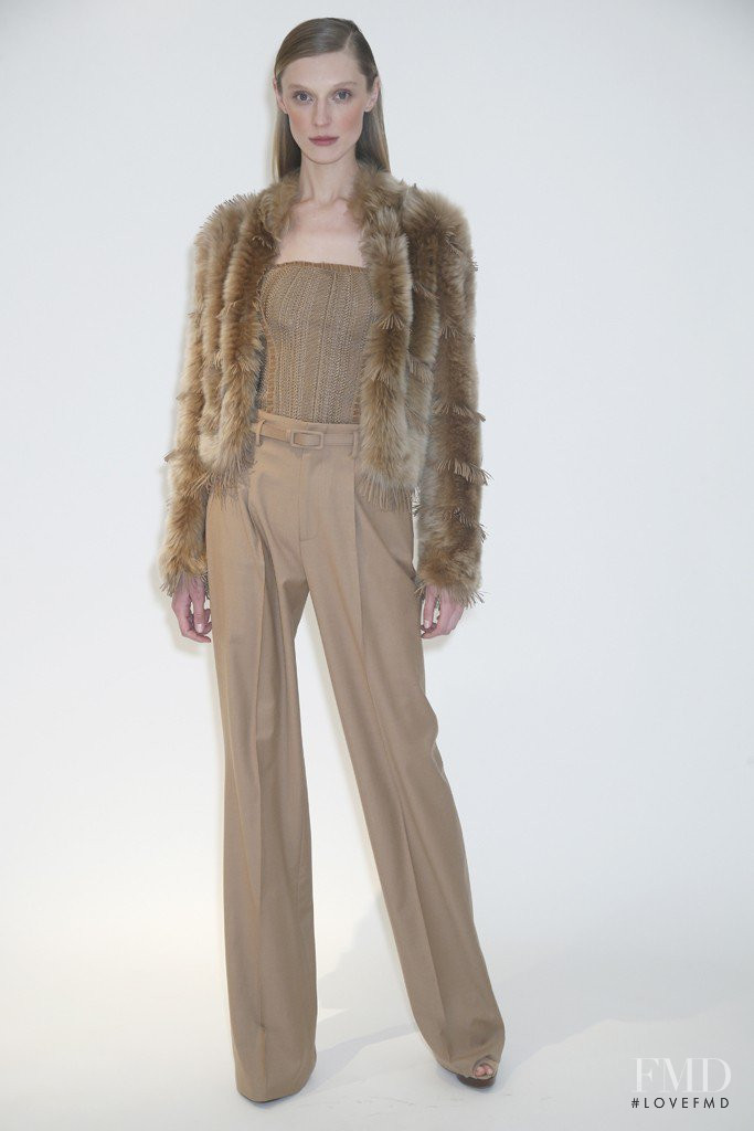 Olga Sherer featured in  the Ralph Lauren fashion show for Pre-Fall 2015