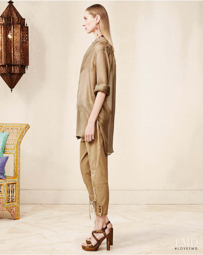 Olga Sherer featured in  the Ralph Lauren lookbook for Spring/Summer 2015