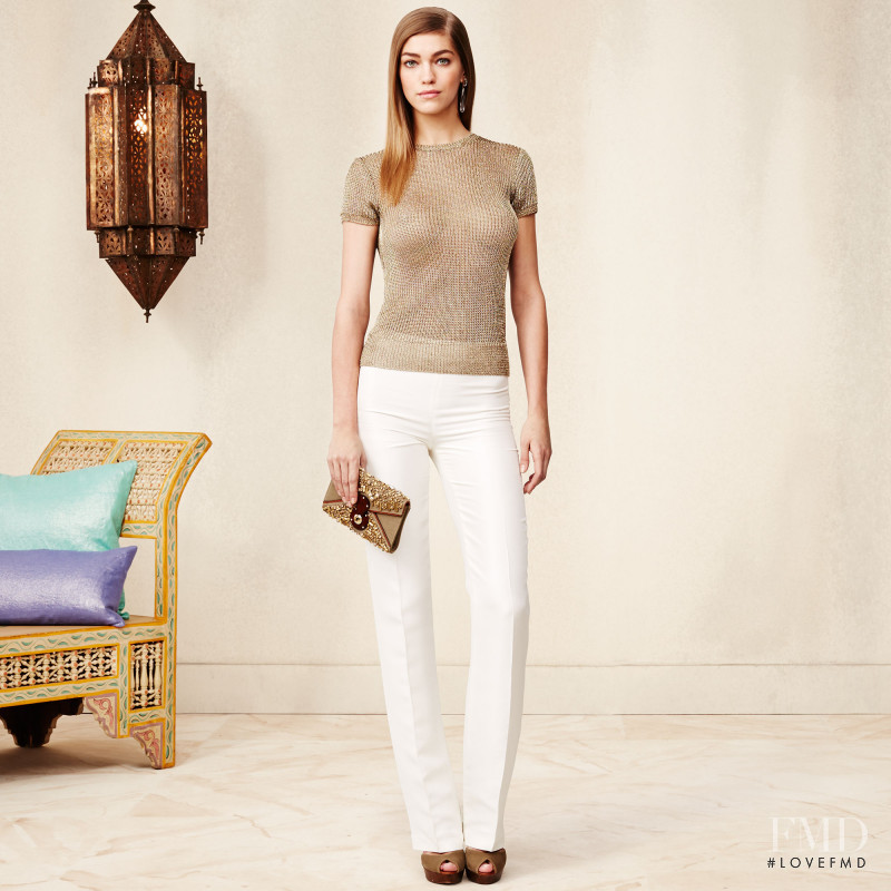 Samantha Gradoville featured in  the Ralph Lauren lookbook for Spring/Summer 2015