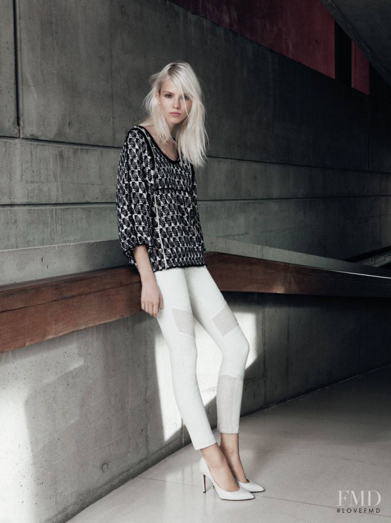 Sasha Luss featured in  the IRO Paris lookbook for Spring/Summer 2014