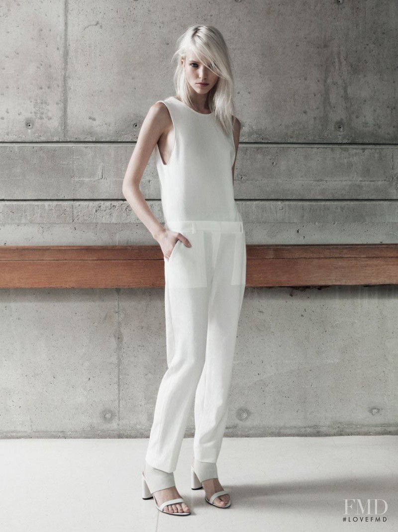 Sasha Luss featured in  the IRO Paris lookbook for Spring/Summer 2014