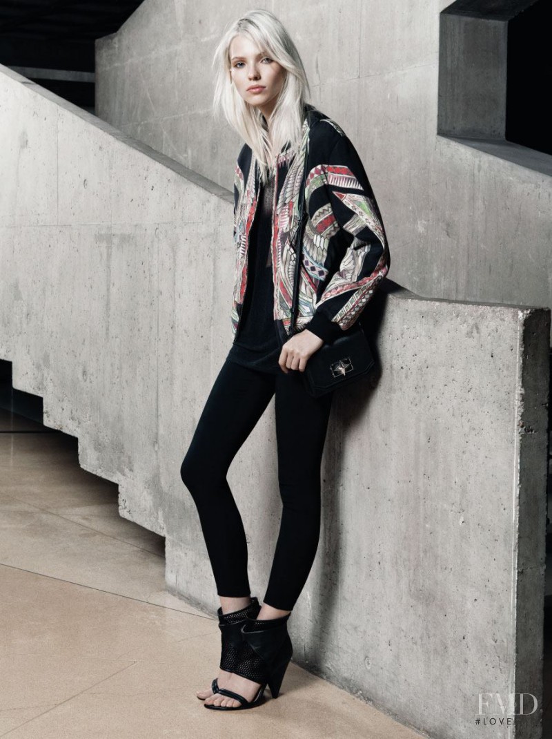 Sasha Luss featured in  the IRO Paris lookbook for Spring/Summer 2014