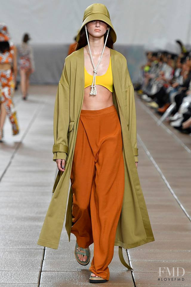 Bentley Mescall featured in  the 3.1 Phillip Lim fashion show for Spring/Summer 2019