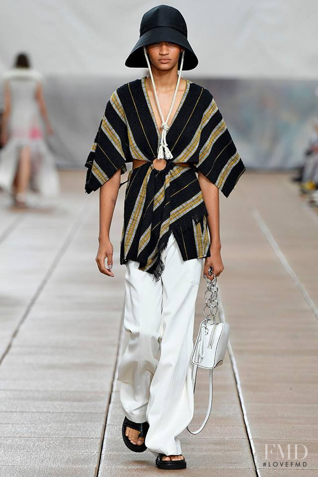 Anyelina Rosa featured in  the 3.1 Phillip Lim fashion show for Spring/Summer 2019